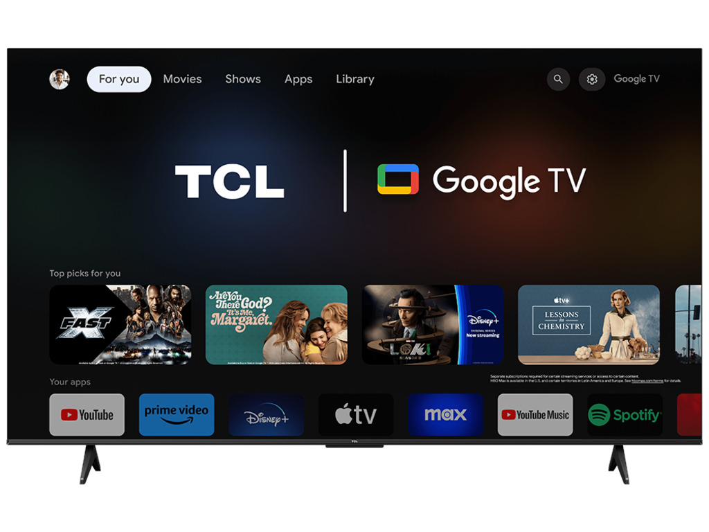 TCL 75"V6B 4K HDR TV Google OSHDR10 and HDR HLG; HDMI 2.1;Game Master 2.0; Dolby Audio