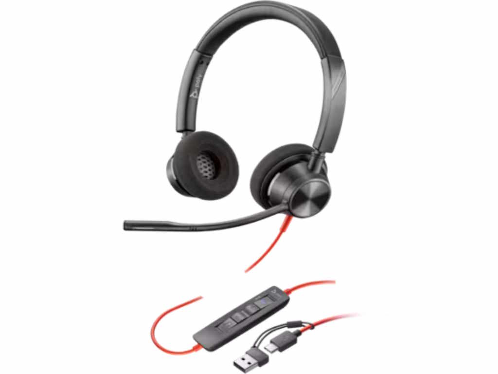 HP PSG Slušalice HP Poly BW 3320 Stereo -M USB-C HS +USB-C/A/8X220AA/crna