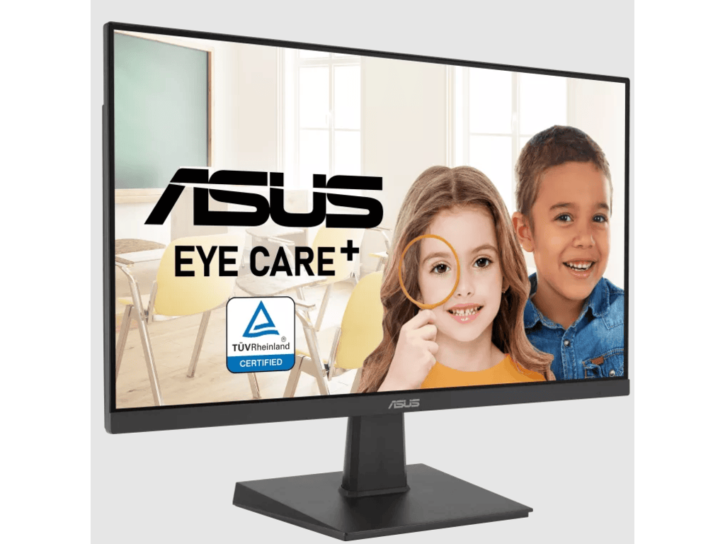 Asus 27" monitor VA27EHF 100HzIPS,FHD,1ms,250cd,HDMI,VESA 100x100,Frameless,Flicker Free, Boja crna