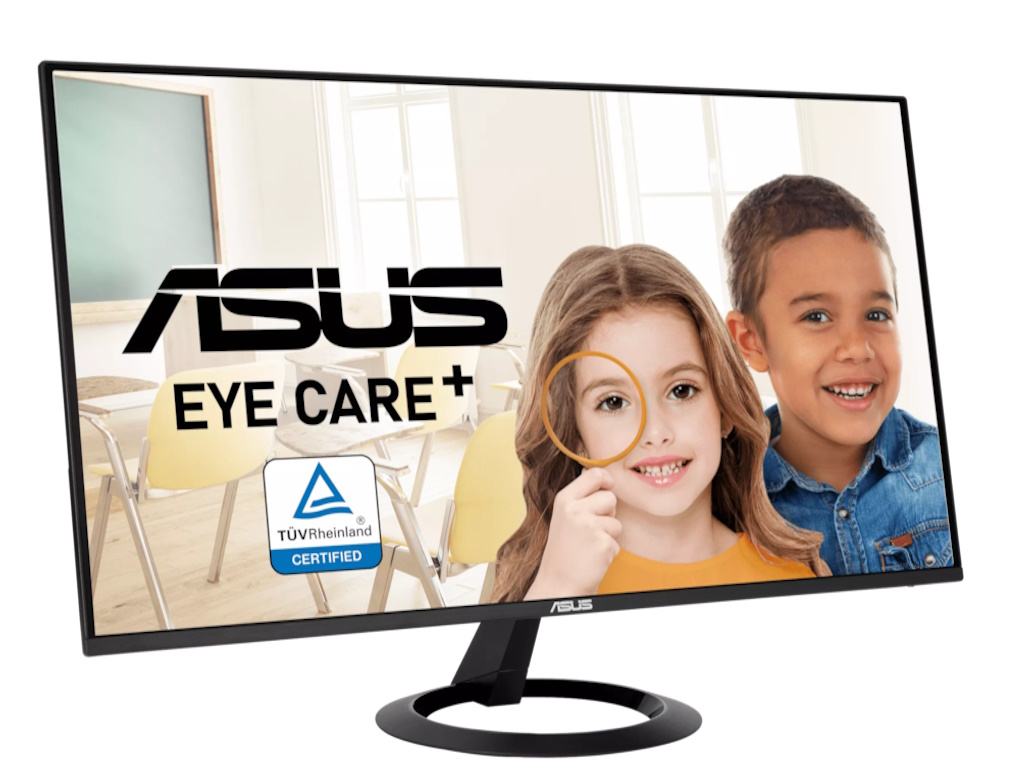 Asus 24" VZ24EHF Eye Care 1ms23.8"IPS,FHD,250cd,100Hz,HDMI,Gaming, Tilt +23-5.VESA 75x75, Crna boja