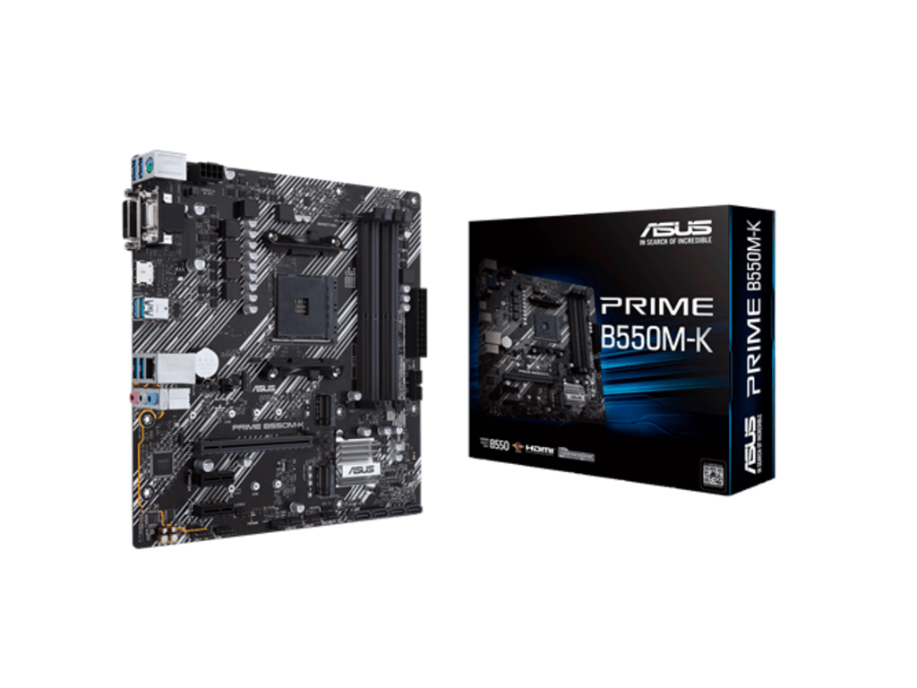 ASUS MB PRIME B550M-KAMD B550;AM4;4xDDR4VGA,DVI,HDMI;RAID;micro ATX