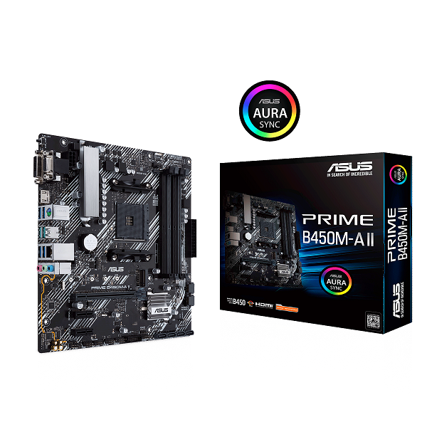 ASUS MB PRIME B450M-A IIAMD B450;AM4;4xDDR4VGA,DVI,HDMI;micro ATX