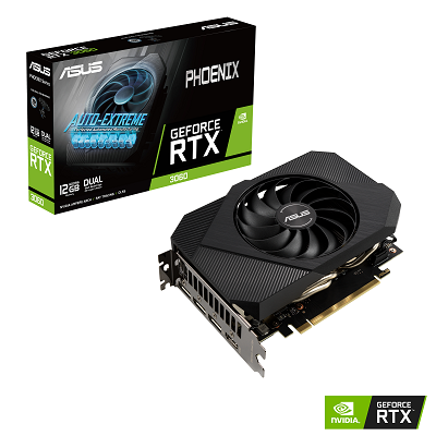 ASUS VGA PH-RTX3060-12G-V2 - GDDR6 192bit;HDMI,3xDP,LHR
