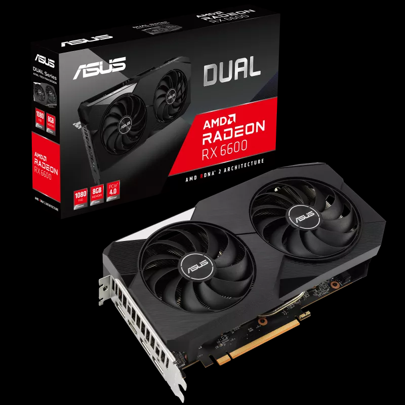 ASUS VGA DUAL-RX6600-8G