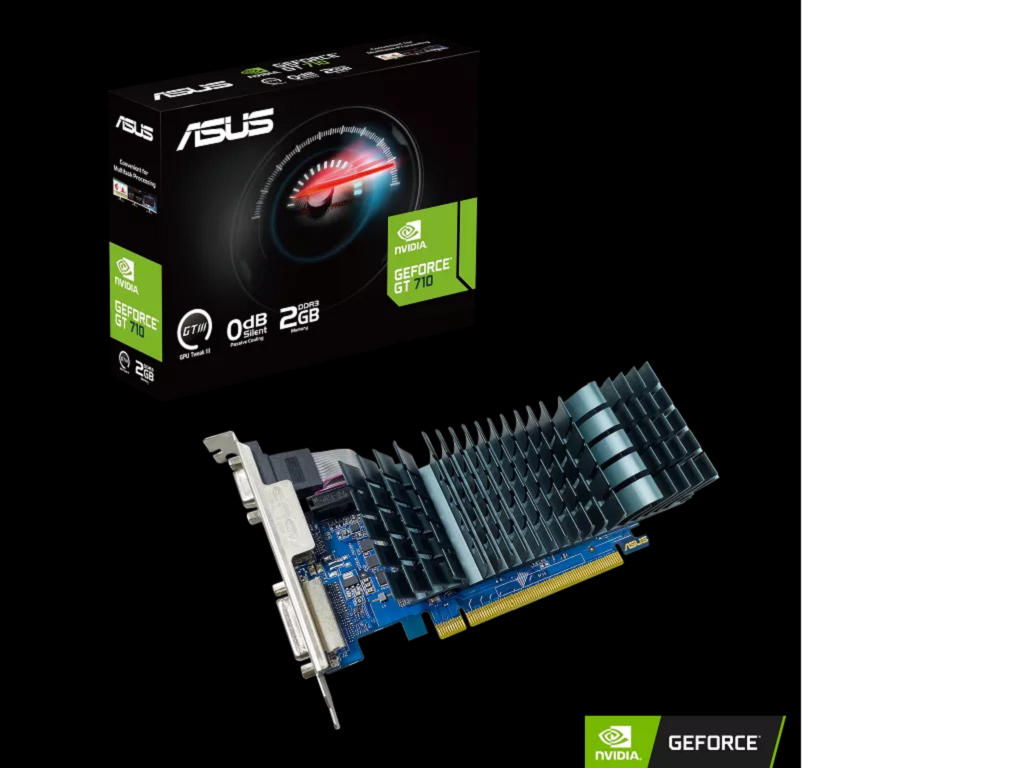 ASUS VGA GT710-SL-2GD3-BRK-EVONVIDIA GeForce GT 7102GB DDR3 64bit;VGA,DVI,HDMI,low profile