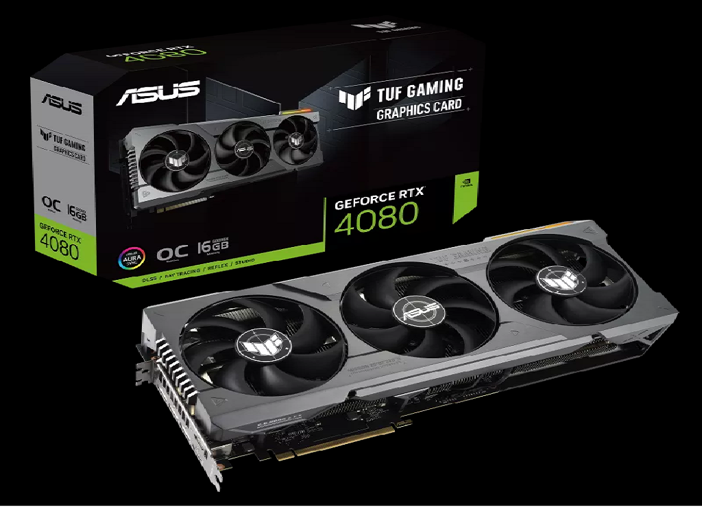 TUF-RTX4080-O16G-GAMING RTX 4080 16GB GDDR6X 256bit HDMI/DP