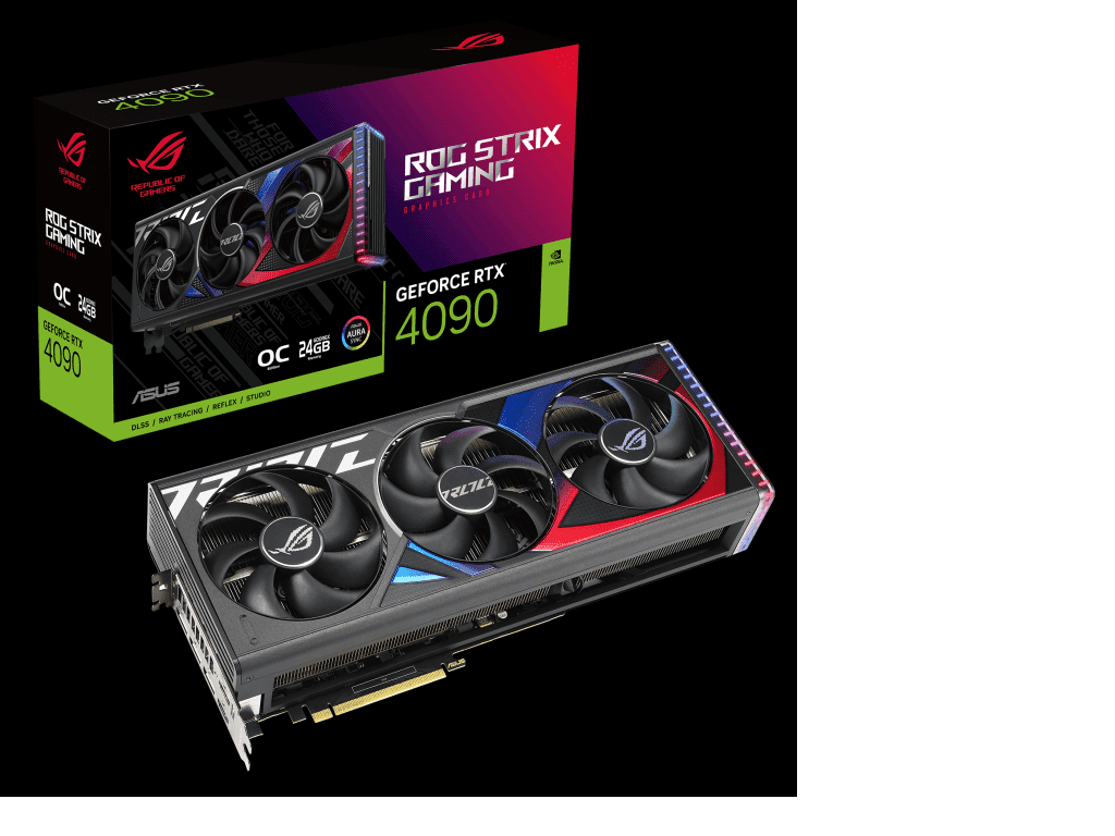 ROG-STRIX-RTX4090-O24G-GAMING RTX 4090 24GB GDR6X 384bit HDMI/DP