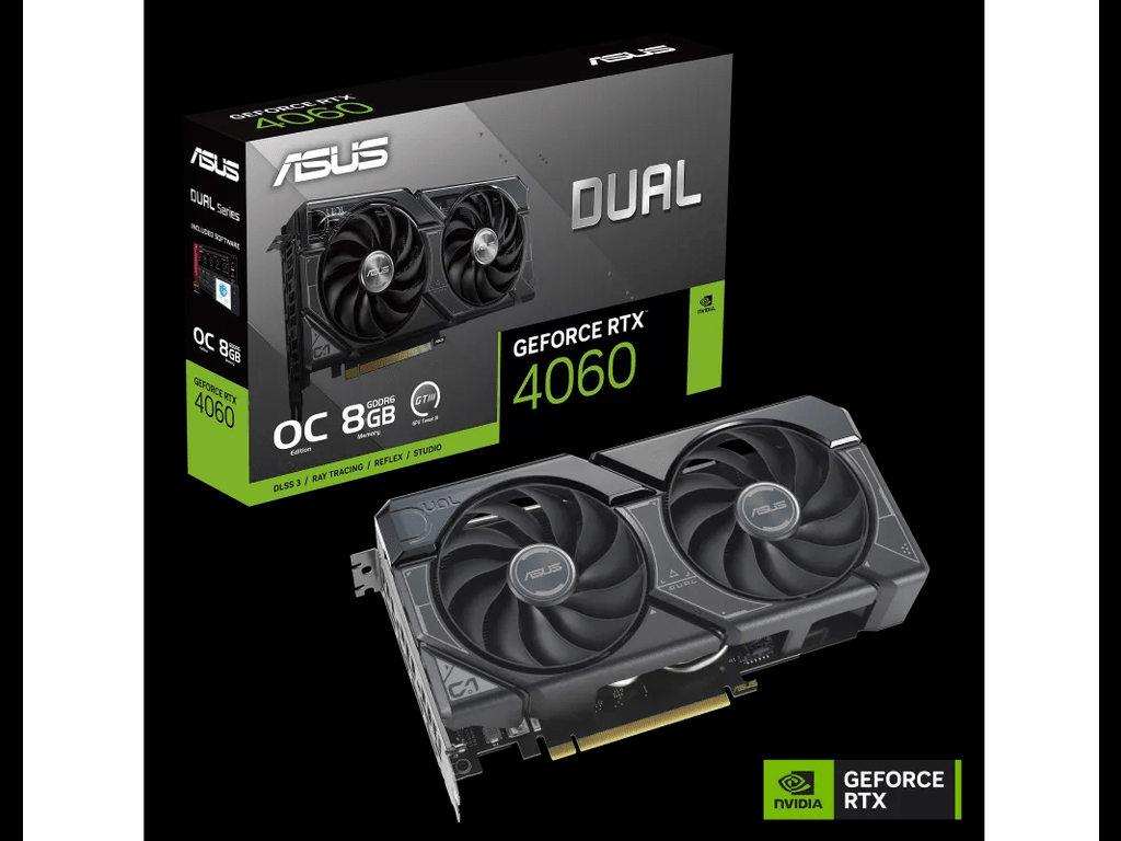 ASUS VGA DUAL-RTX4060-O8G 8GB GDDR6 128bit HDMI/DP