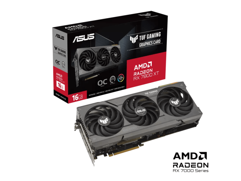 ASUS TUF-RX7800XT-O16G-GAMINGAMD Radeon 7800 XT16GB GDDR6 256bit;HDMI,3xDP