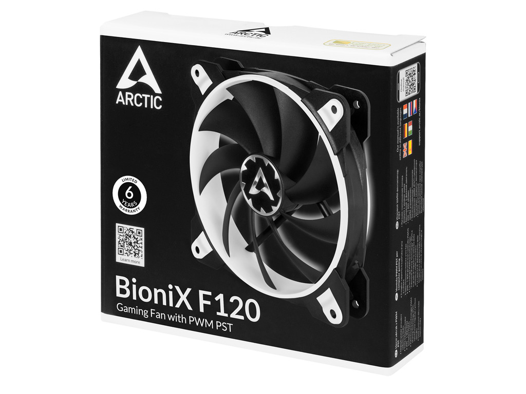 Arctic BioniX F120 PWM PST fan120mm, with cable splitterblack-white
