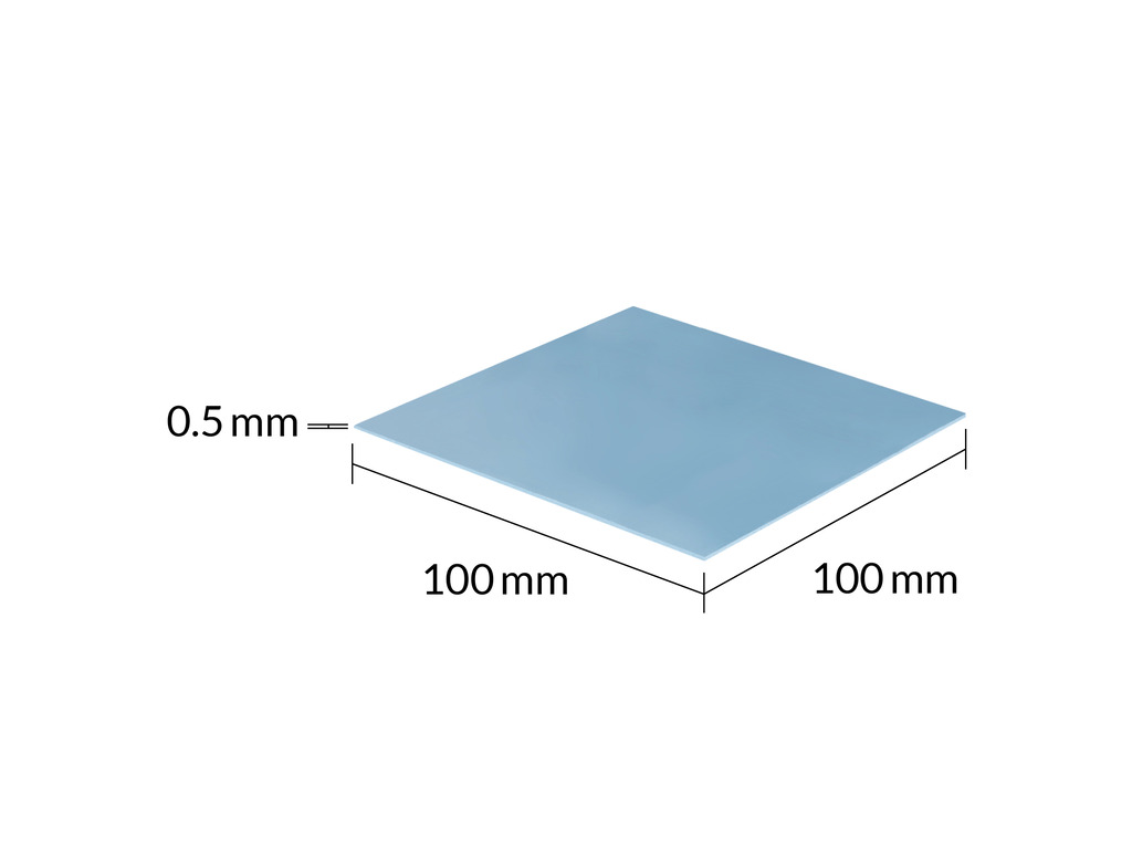 Arctic Thermal Pad TP-3 0.5mm 100x100mm, idealan za RAM, chipsets, i IC