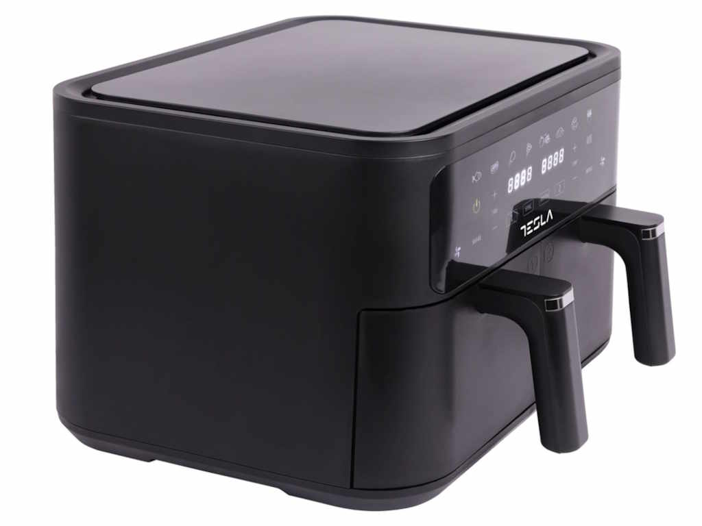 Air Fryer TESLA AF900BSD 2400W/4.5L+4.5L/digital panel/crna-inox