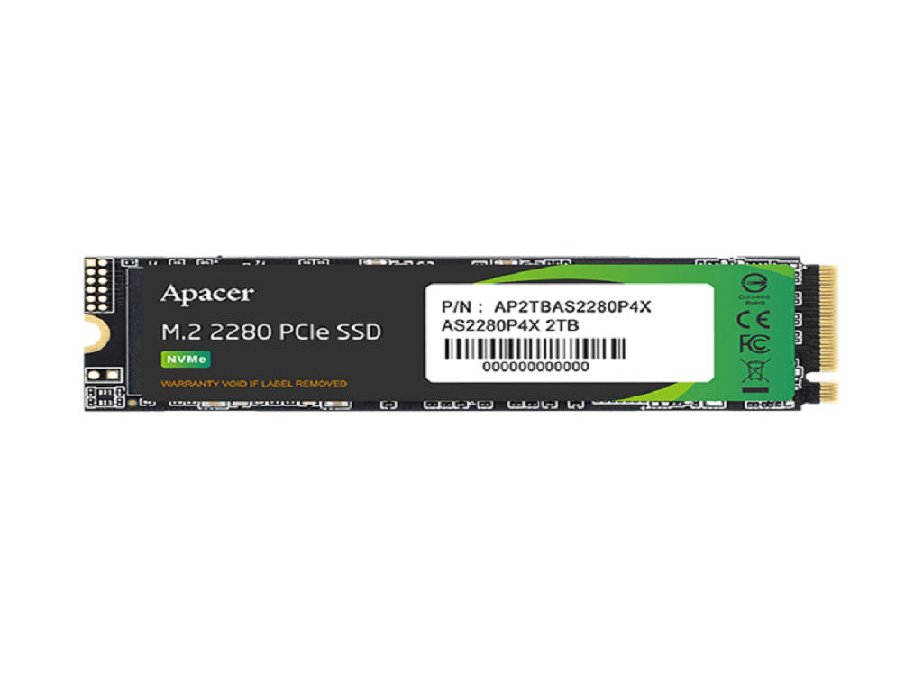 APACER SSD 512GB M.2. NVMe 1.3Gen3x4; R/W : 2100/1