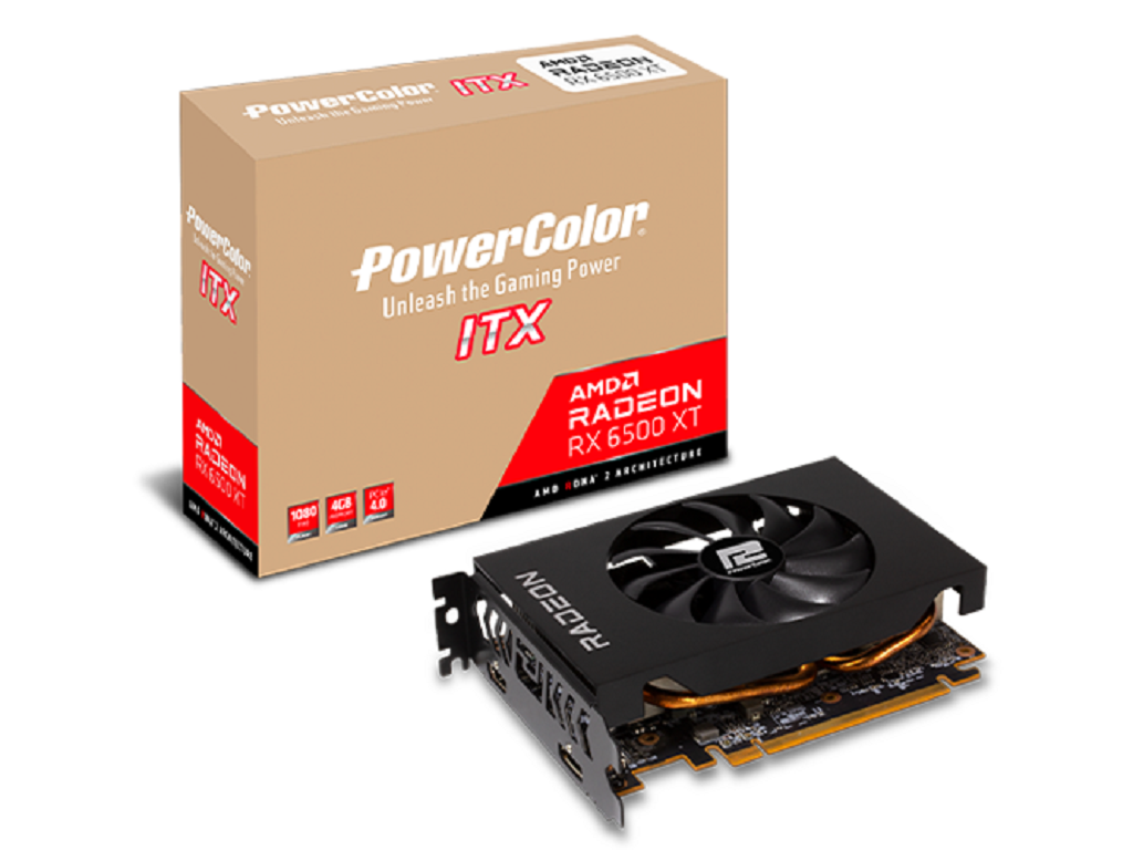 POWER COLOR RX 6500XT 4GBD6-DH 4GB GDDR6 64bit;HDMI/DP