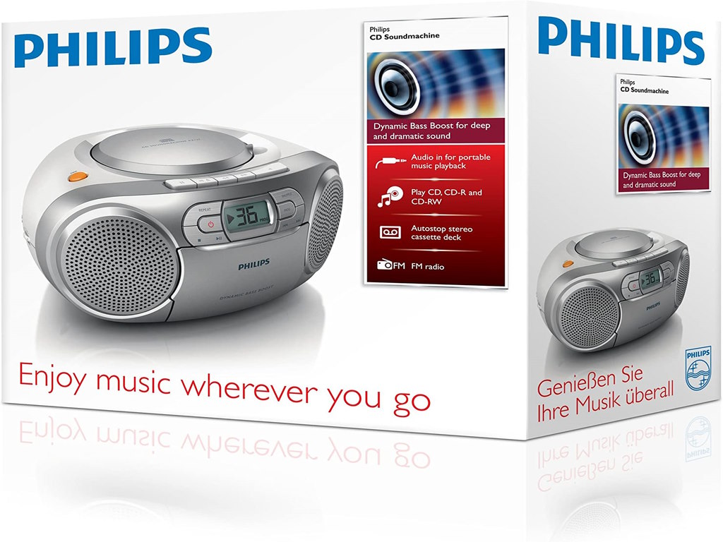 Philips CD SoundmachineCD; CD-R; CD-RW; KASETEFONFM; automacko digitalno podesavanje