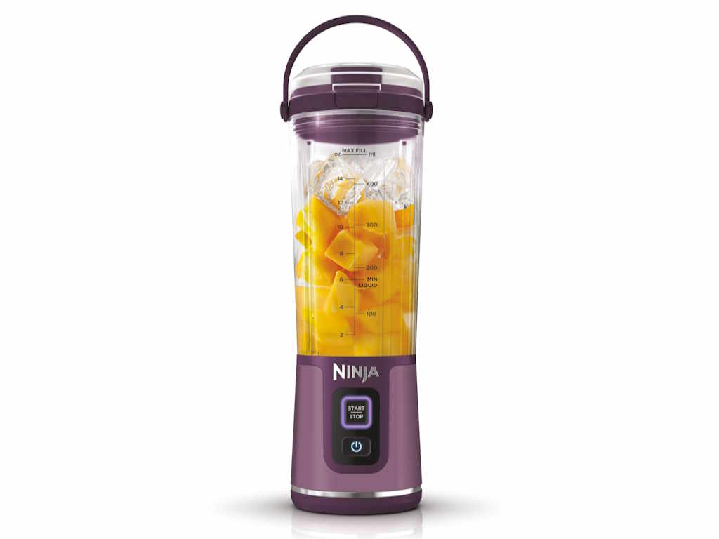Ninja bezicni blenderLjubicasta boja, USB-C punj.kap. 5332ml, nehrdjajuci celik, snaga 5V