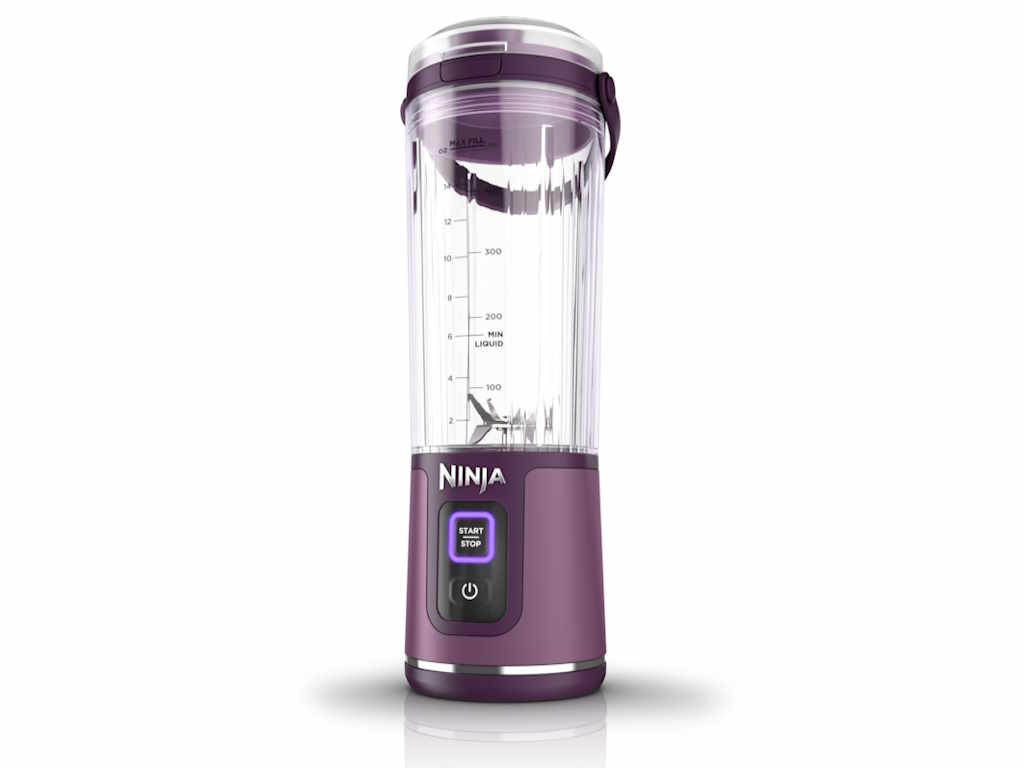 Ninja bezicni blenderLjubicasta boja, USB-C punj.kap. 5332ml, nehrdjajuci celik, snaga 5V