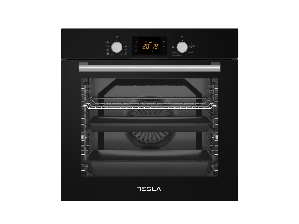 Tesla WG Ugradna rerna TESLA BO900SB ventilatorska/80L/mehanicka/crna