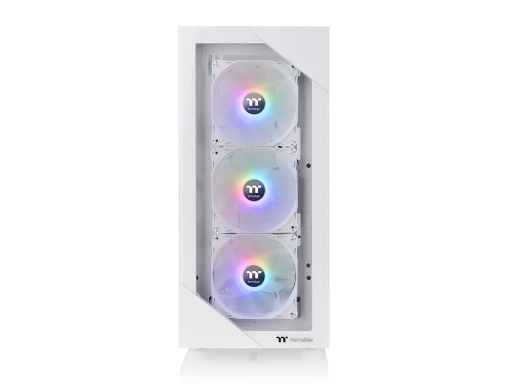 Thermaltake View 200 ARGB Snow Mid tower, tempered glass, 3x 120mm ARGB Lite fan