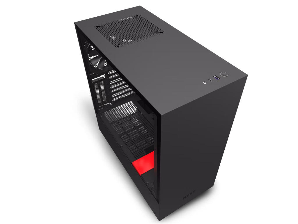 NZXT CASE H510i Crno-crveno