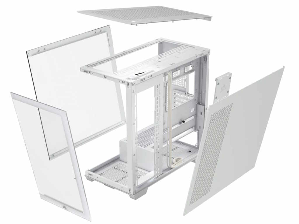 Corsair Kucište  3500X Mid-Tower/ATX/kaljeno staklo/bez napajanja/bela
