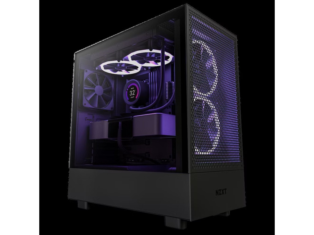 NZXT CASE H5 FLOW BLACK RGB