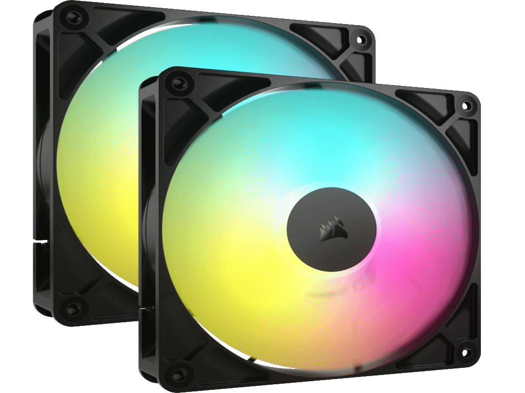 Corsair Ventilator  RS140 ARGB/140mm/dual pack/crna