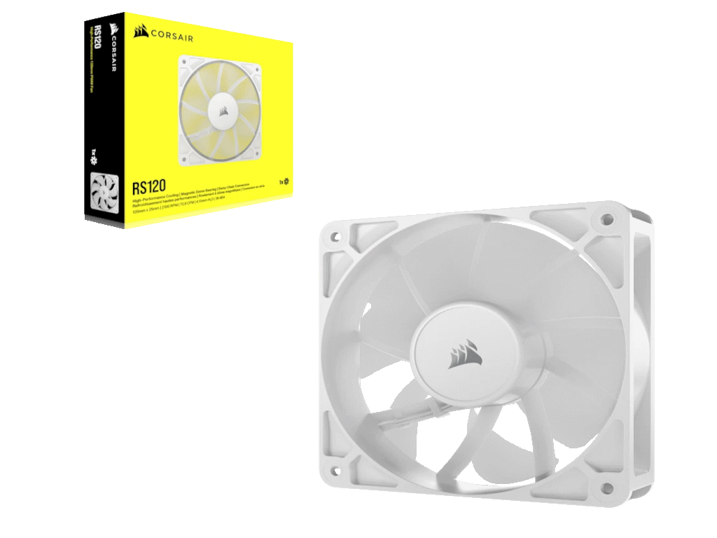 Corsair Ventilator  RS120/120mm/single pack/bela