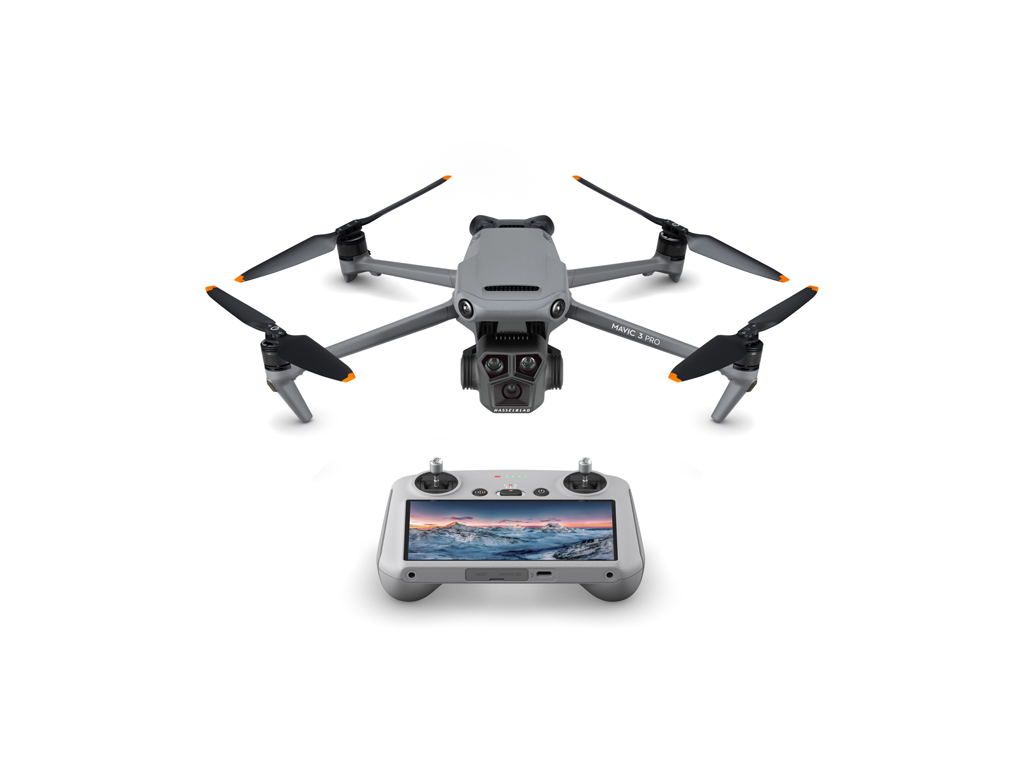 Dron DJI Mavic 3 Pro (DJI RC)4/3 CMOS Hasselblad Camera,Dual Tele Cam,43-Min Max Flight Time,Obst S