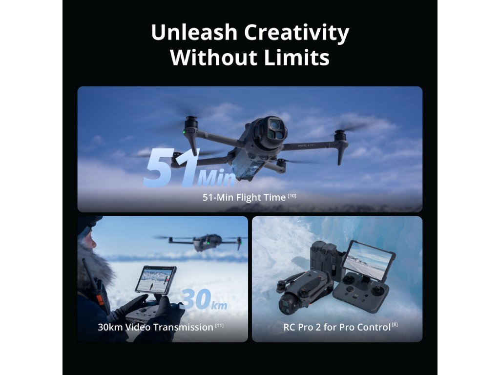 DJI Mavic 4 Pro 512 GB CreatorDron, Combo (DJI RC Pro 2)