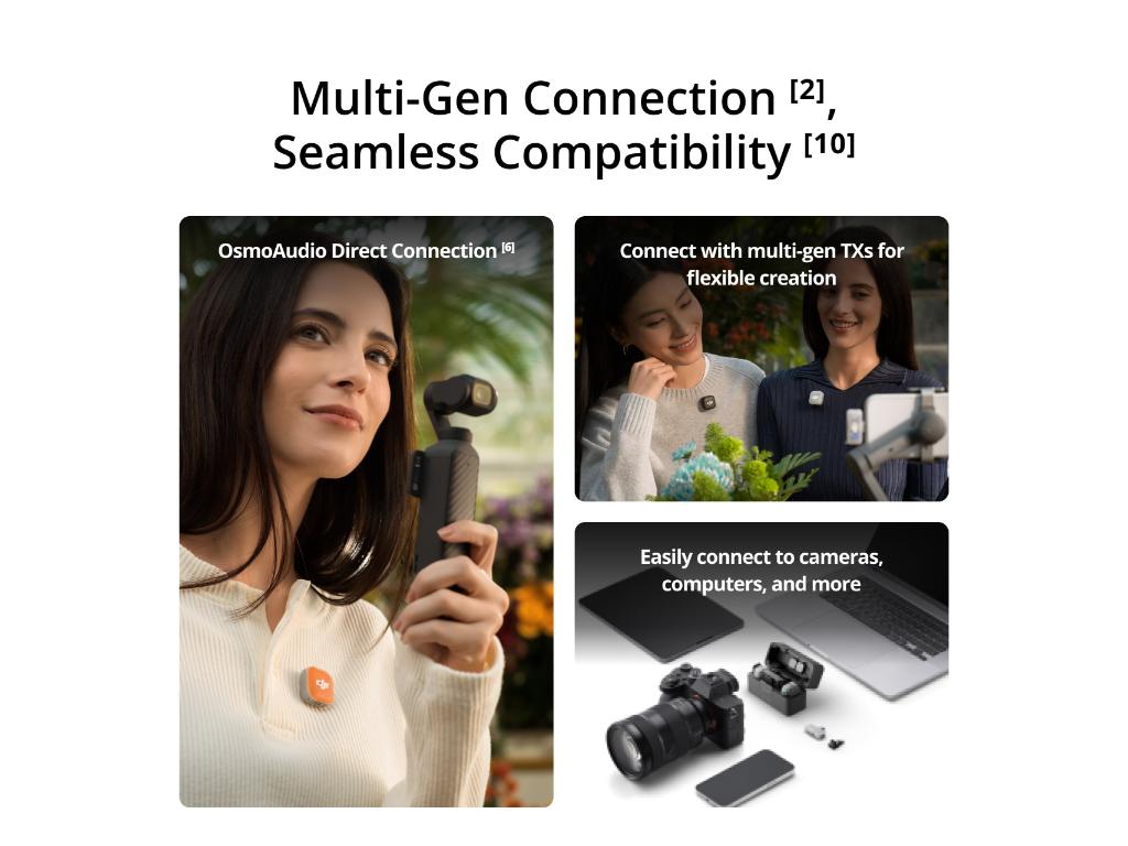 DJI Mic Mini 2 (2 TX + 1 Mobil e RX + Charging Case)