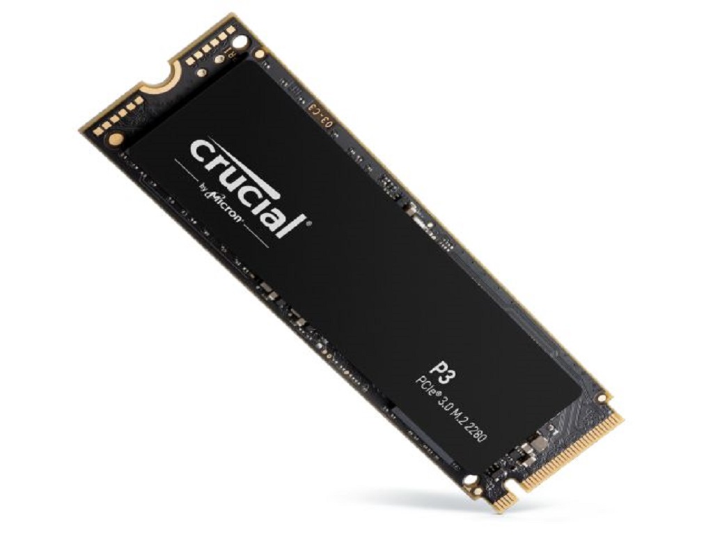 Crucial SSD P3 500GB NVMe M.2