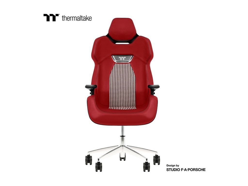 Thermaltake ARGENT E700Real Leather Gaming chairStolica, (black houndstooth fabric)