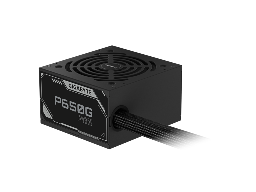 Gigabyte PSU P650W PCIe 5.1 80+ Gold, ATX 3.1, silent fan 650w