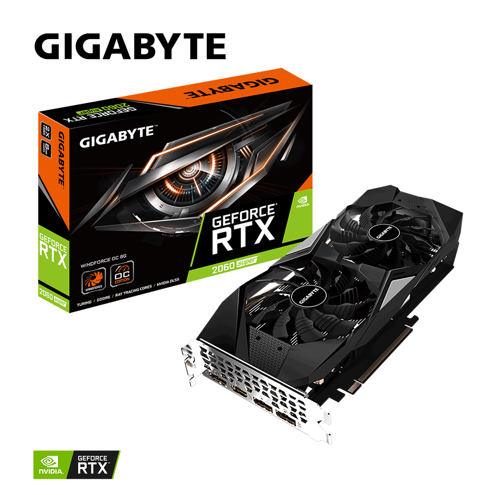 GIGABYTE VGA GV-N206SWF2OC-8GD