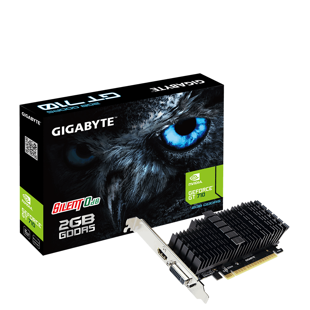 GIGABYTE VGA GV-N710D5SL-2GLnVidia GeForce GT 7102