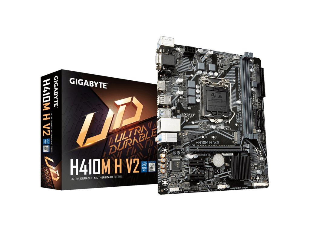 Gigabyte MB H410M H V2;LGA1200; 2xDDR4; M.2, 4xSATA6xUSB; VGA, HDMI; mATX