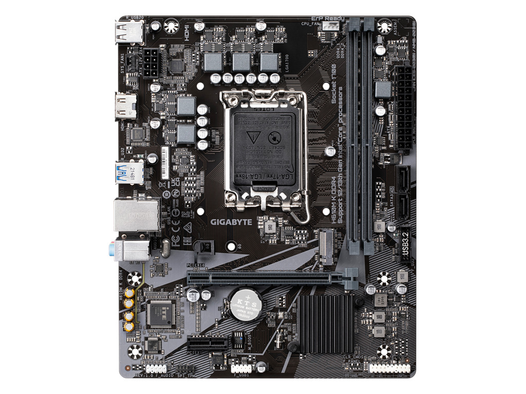 Gigabyte MB [H610M K DDR4 G10]LGA1700; 2xDDR4; M.2; 2xSATA;6xUSB; HDMI; mATX