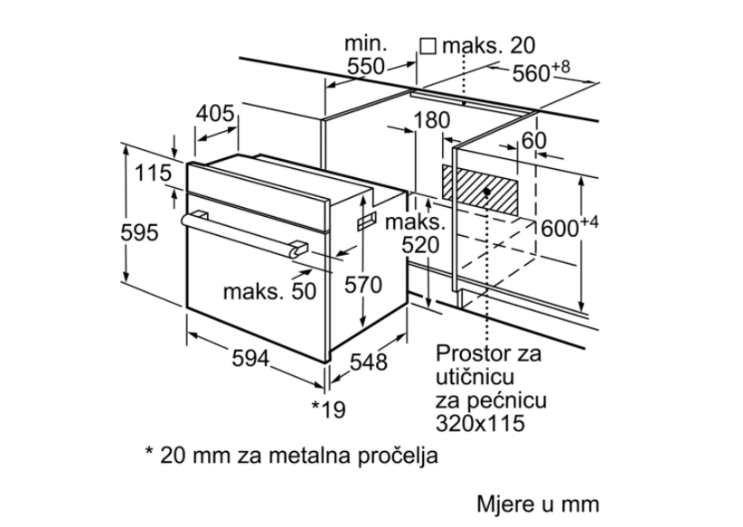 BOSCH pećnica  Serie 2| INOXKatalitičke obloge