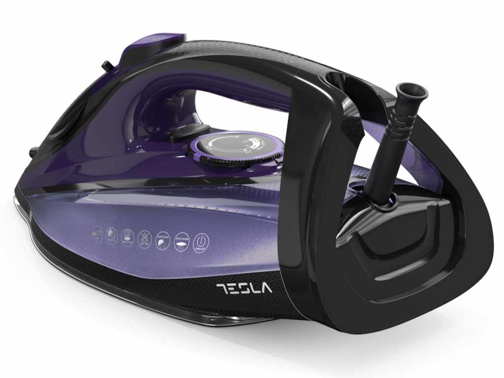 TESLA Pelga 2600W IR500BP / 0.32L / IRONS / Keramika / BLack - Purple