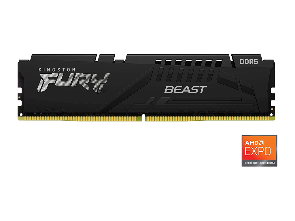 KINGSTON DIMM DDR5 16GB 5200MT/s KF552C36BBE-16 Fury Beast black EXPO