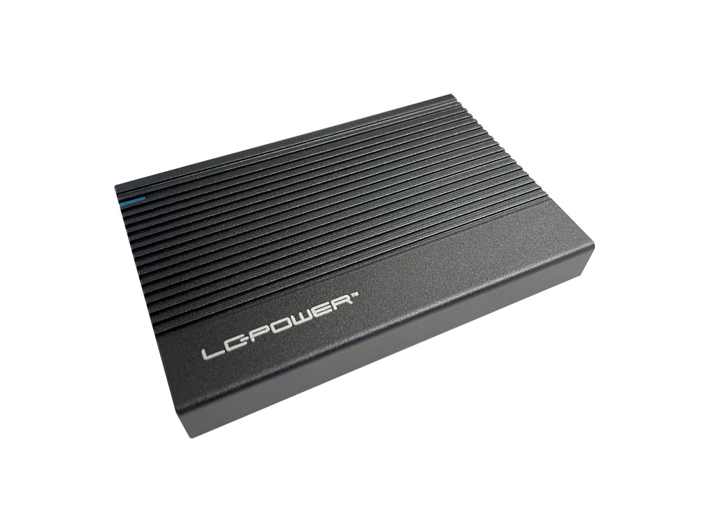 LC-Power LC-25U3-C Enclosure 2.5" SATA HDD/SSD USB-C port, USB 3.2, aluminium