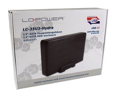 LC-Power USB3.0 Enclosure 3.5"LC-35U3-Hydra,aluminium&plastic