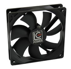 LC-Power Case fan LC-CF-120120x 120x25 mm,12V 4 pin PWMsleeving&anti-vibration washers