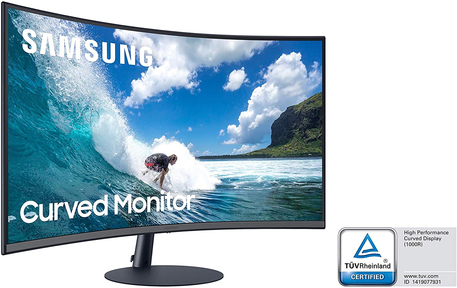 Zakrivljeni Samsung monitor LC32T550FDRXEN FHD 75Hz 4ms VGA/HDMI/DP