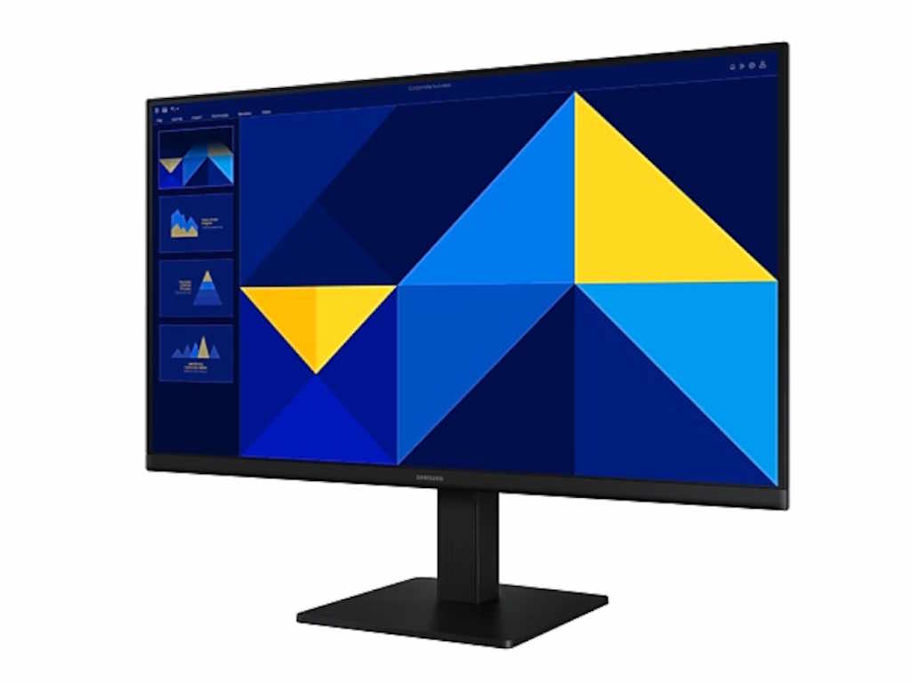 Samsung 24" FHD Essential MonIPS, 1920x1080, 1000:1, 100Hz5ms, 250cd, VGA, HDMI, Tilt