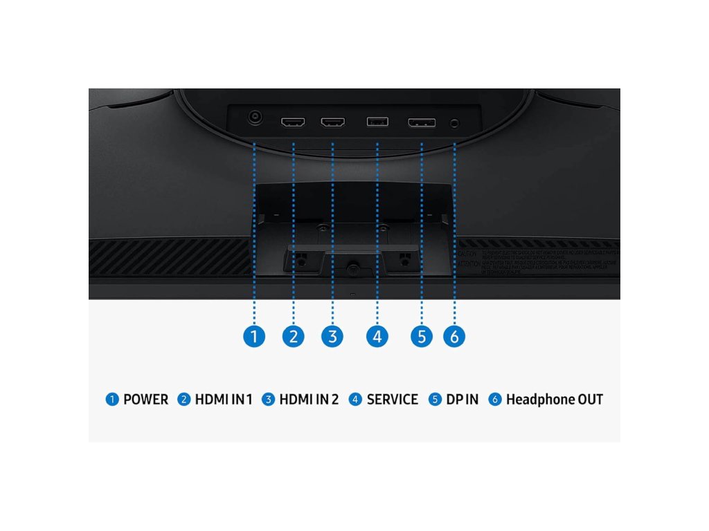 Samsung 27" Odyssey G53FQHD, IPS, 200Hz, 1ms, 300cd1000:1, DP, 2xHDMI, Tilt, AMD FreeSync