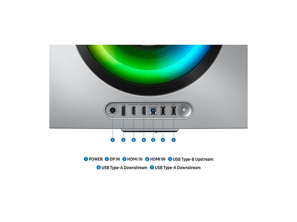 Samsung 34" Odyssey G8 Monitor1800R, UWQHD, OLED, 175Hz0.03ms, 2xHDMI , DP, 2xUSB 3.0