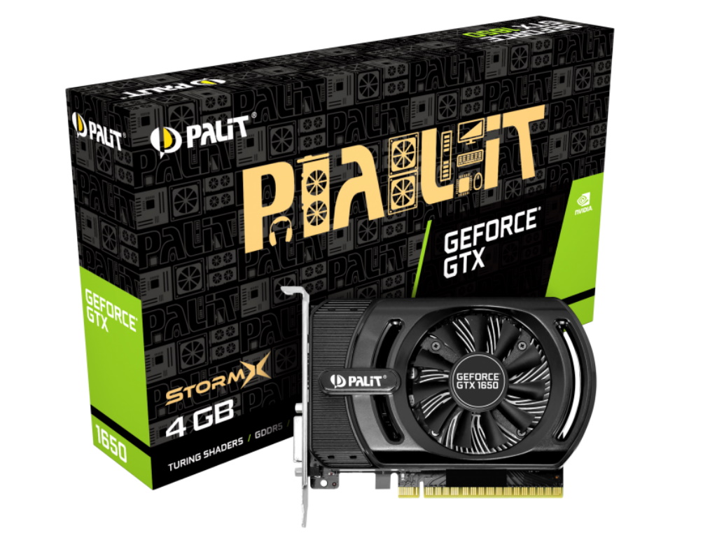 PALIT VGA GTX 1650 StormX 4G GDDR5 128bit DVI/HDMI
