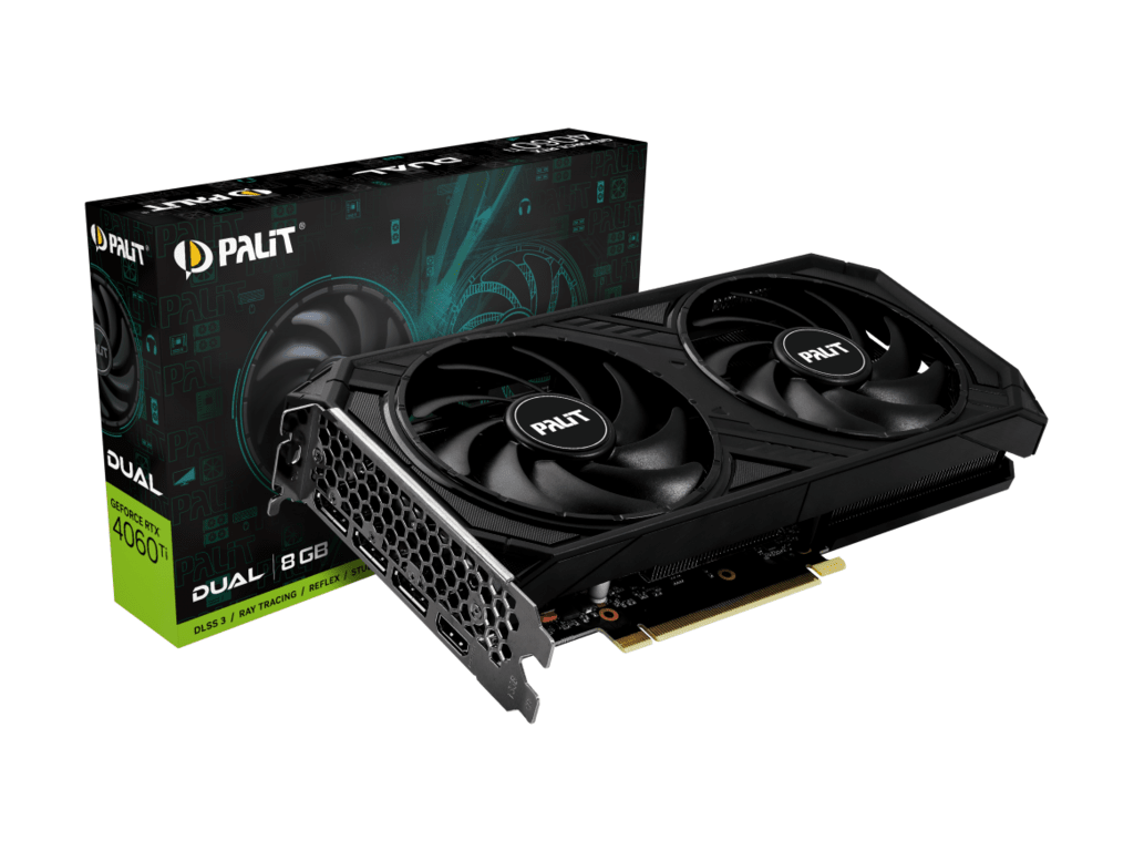 PALIT VGA RTX 4060 Ti Dual 8GB GDDR6 128bit HDMI/DP